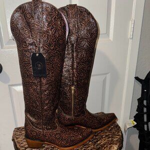 NEVER WORN! Rock'em Nancy Tall Snip Toe Cowgirl Boot - 10